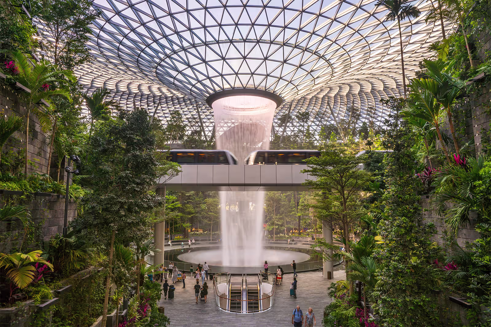 Changi Jewel Waterfall